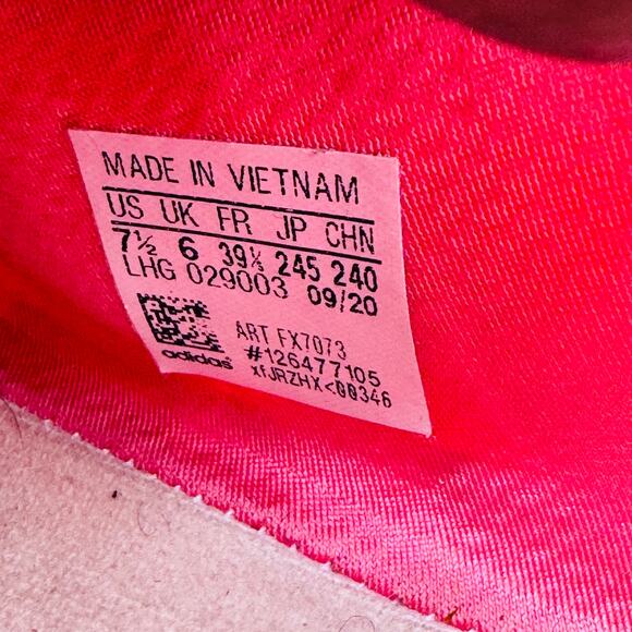 Adidas NMD R1 Running Shoes Sneakers Lace Up Low Top FX7073 Pink Womens Size 7.5 - Picture 10 of 10